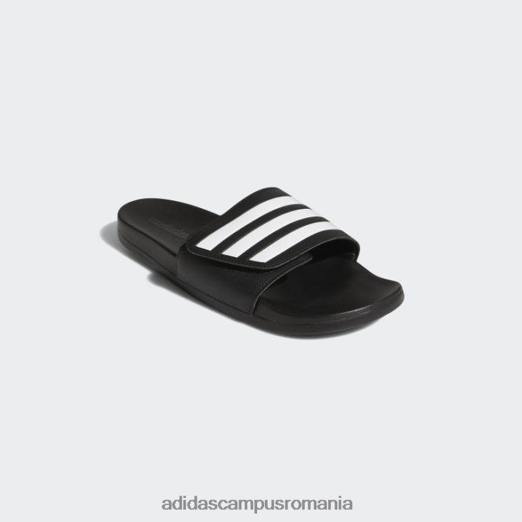 adidas campus romania hot adilette confort tobogane reglabile alb unisex alb negru J266N23947