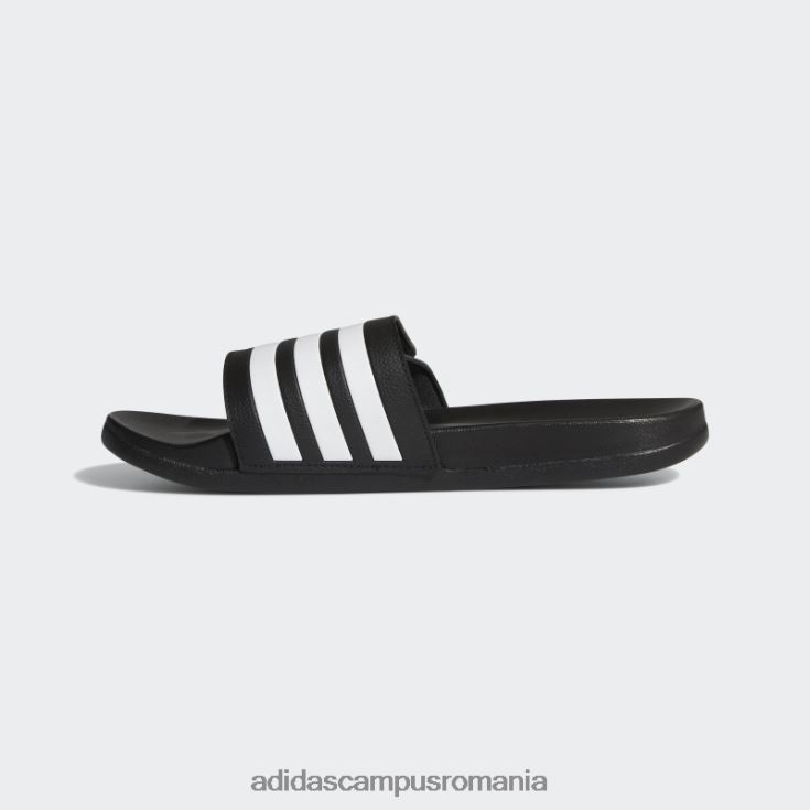 adidas campus romania hot adilette confort tobogane reglabile alb unisex alb negru J266N23947