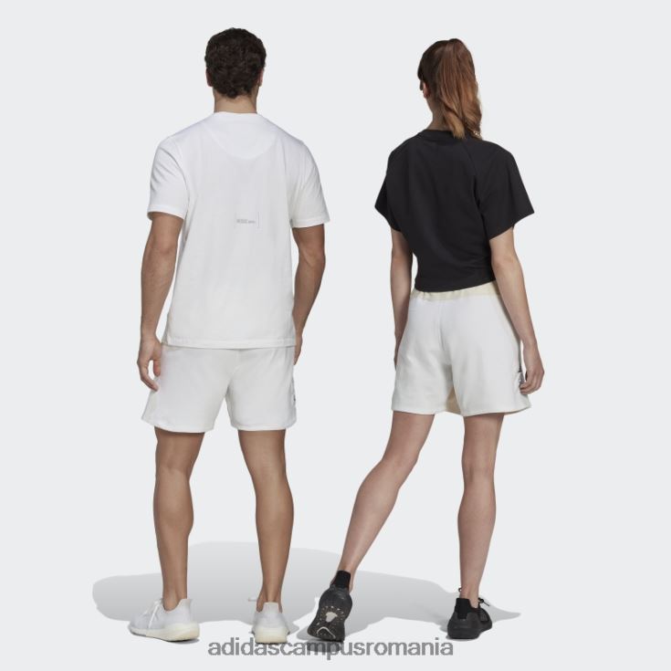 adidas campus romania pantaloni scurți nevopsiți din țesătură franțuzească inversată (neutru de gen) adidas unisex nevopsit/alb J266N21557