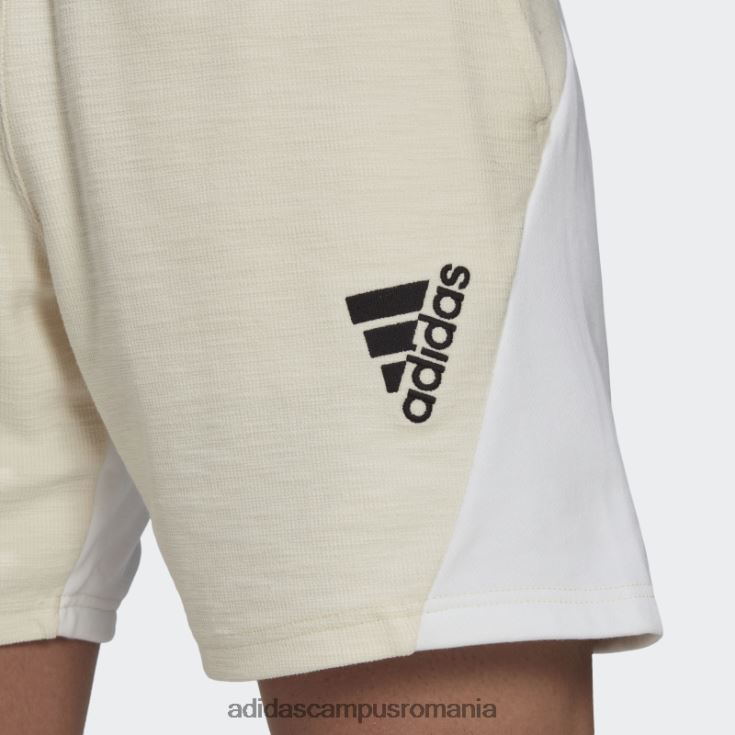 adidas campus romania pantaloni scurți nevopsiți din țesătură franțuzească inversată (neutru de gen) adidas unisex nevopsit/alb J266N21557