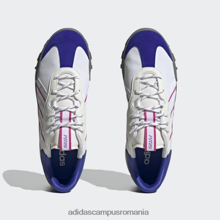 adidas campus romania pantofi albi futro mixr unisex alb/albastru deschis/fucsia J266N212436