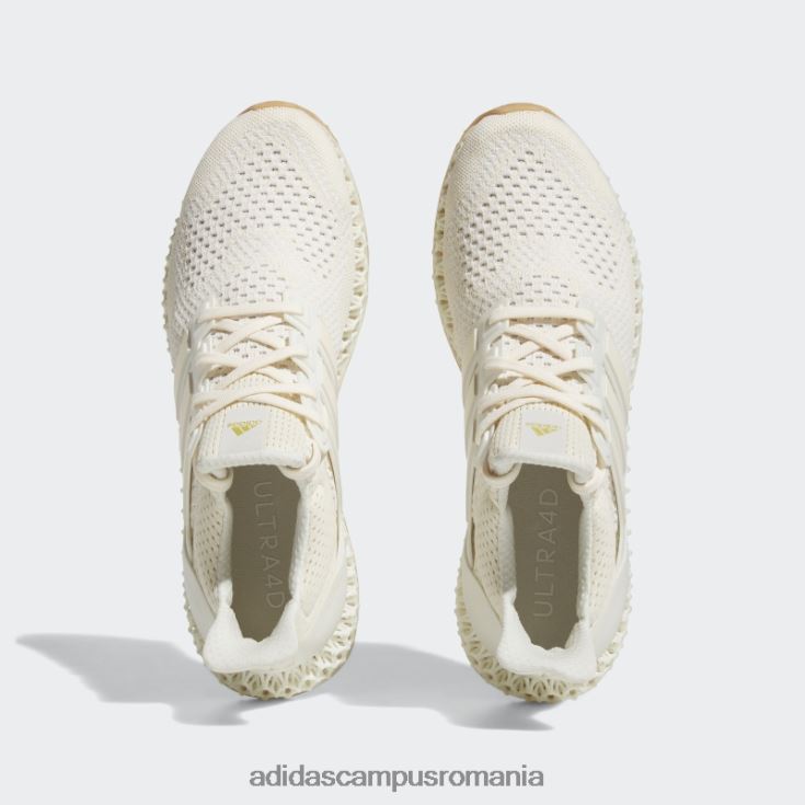 adidas campus romania pantofi albi ultra 4d fierbinți unisex alb/auriu metalic J266N2314