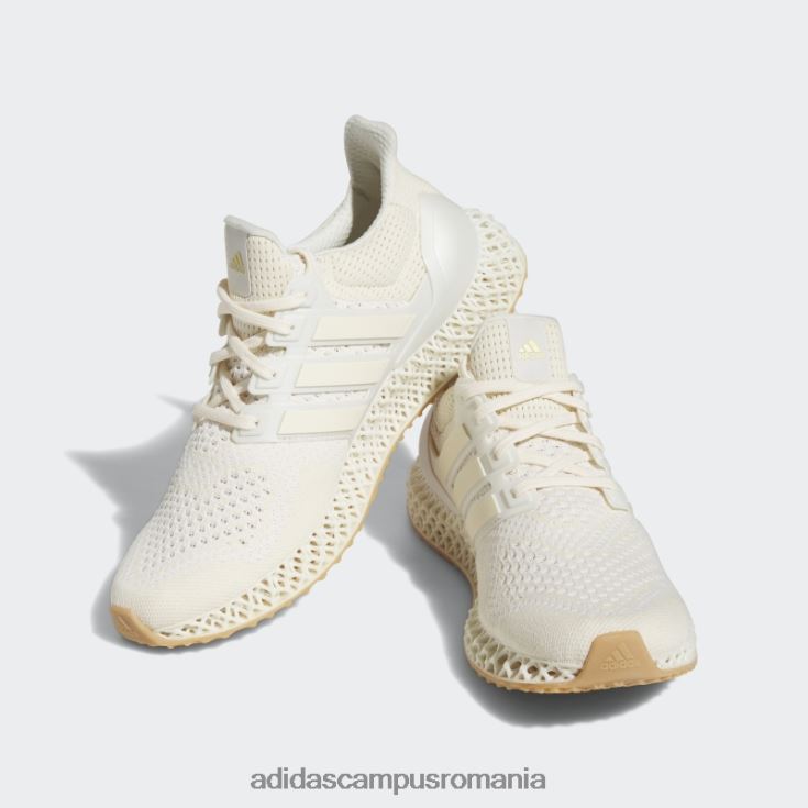 adidas campus romania pantofi albi ultra 4d fierbinți unisex alb/auriu metalic J266N2314