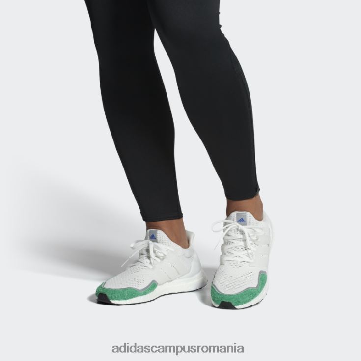adidas campus romania pantofi albi ultraboost 1.0 ADN pentru alergare sport imbracaminte lifestyle unisex alb/verde J266N23965