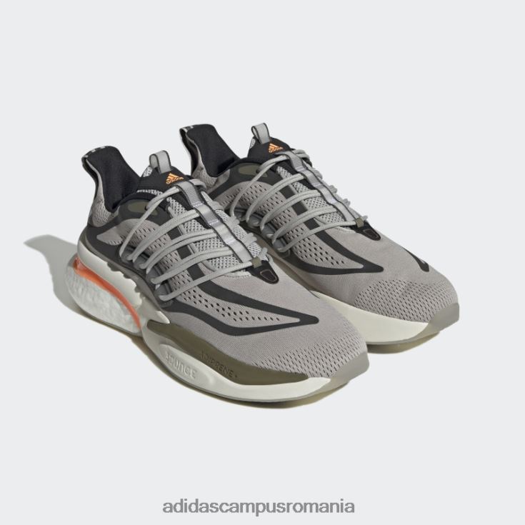 adidas campus romania pantofi alphaboost v1 sustainable boost gri metal adidas unisex gri metal/portocaliu/măsliniu J266N212492