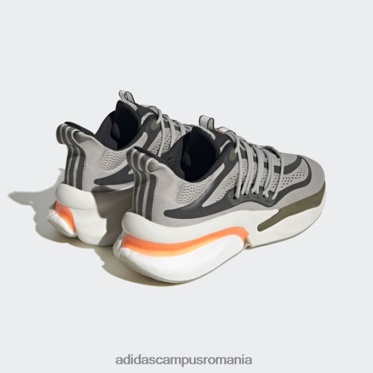 adidas campus romania pantofi alphaboost v1 sustainable boost gri metal adidas unisex gri metal/portocaliu/măsliniu J266N212492