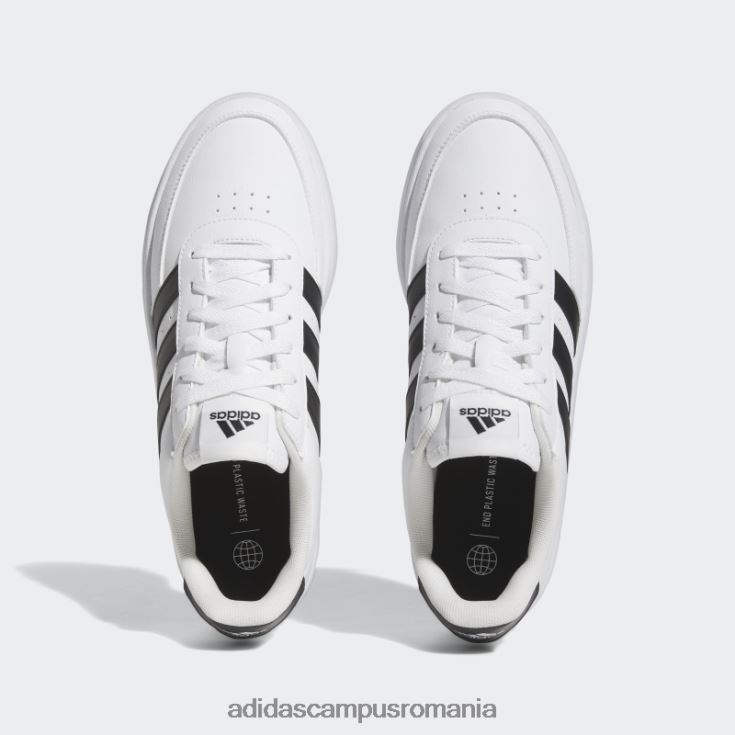 adidas campus romania pantofi breaknet 2.0 albi unisex alb negru J266N212211