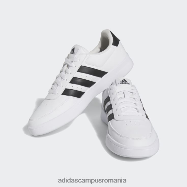 adidas campus romania pantofi breaknet 2.0 albi unisex alb negru J266N212211