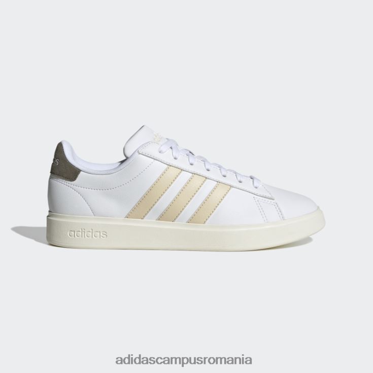 adidas campus romania pantofi confort grand court cloudfoam alb adidas unisex alb/nisip/măslin J266N212390