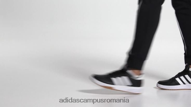 adidas campus romania pantofi courtbeat court lifestyle negri unisex negru/alb/stacojiu J266N212182
