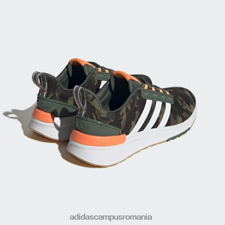 adidas campus romania pantofi de alergare racer tr21 cloudfoam lifestyle verde oxid adidas unisex oxid verde/alb/portocaliu J266N212378