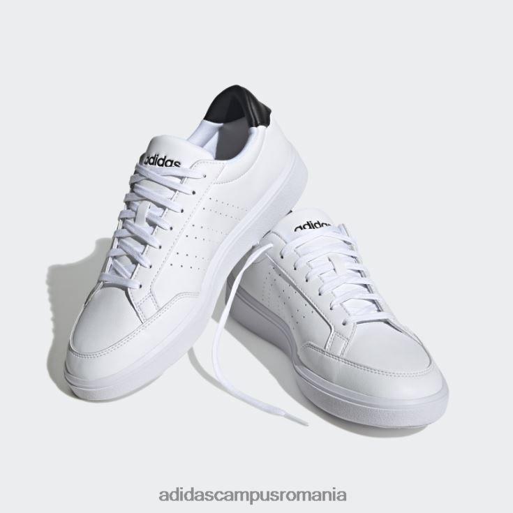 adidas campus romania pantofi de curte nova albi unisex alb negru J266N212523