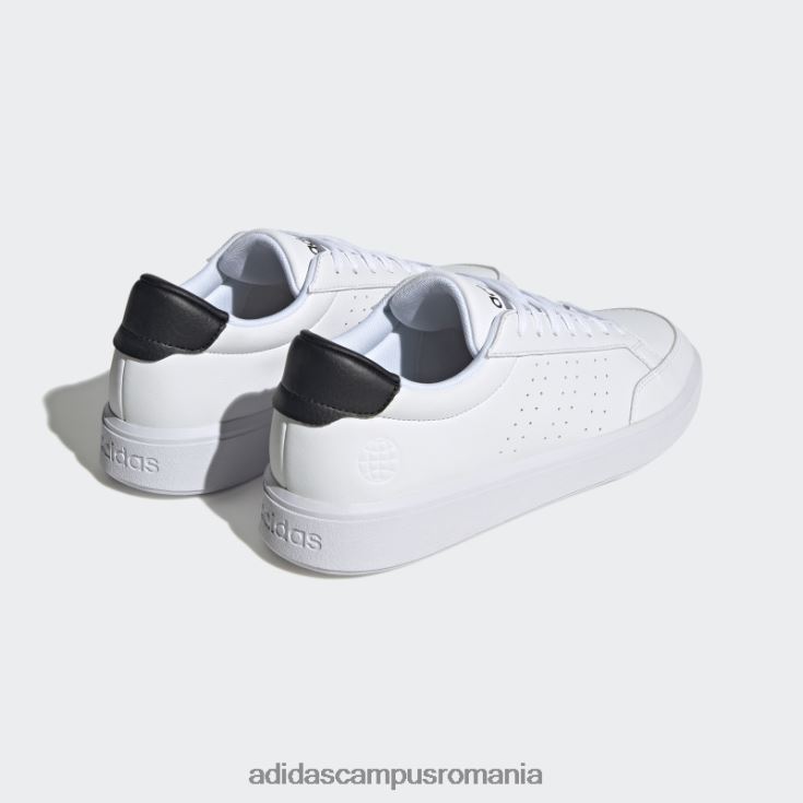 adidas campus romania pantofi de curte nova albi unisex alb negru J266N212523