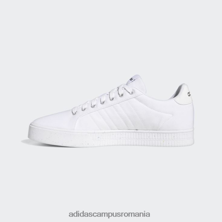adidas campus romania pantofi de skateboarding albi Daily 3.0 eco lifestyle unisex alb negru J266N212886