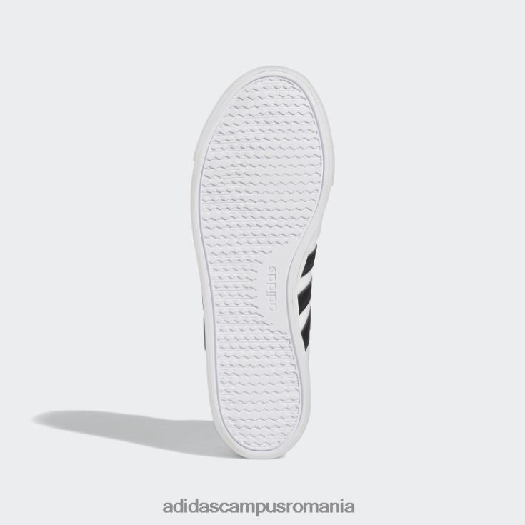 adidas campus romania pantofi de skateboarding retrovulc mid canvas alb unisex alb/negru/gri J266N212556