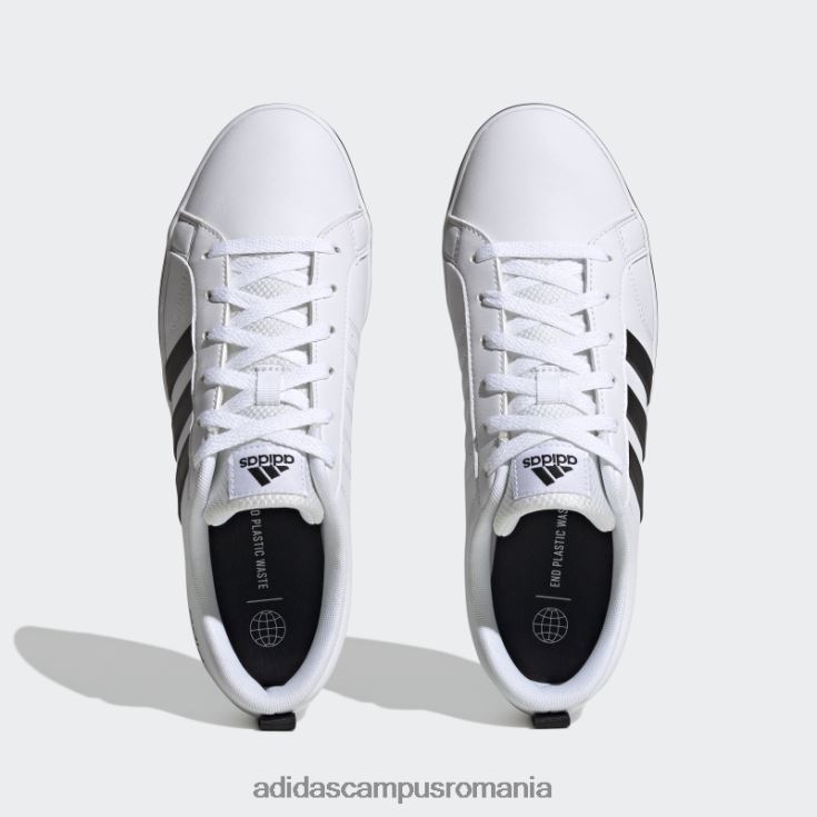 adidas campus romania pantofi din nubuc sintetic alb vs pace 2.0 cu 3 dungi unisex alb negru J266N212389