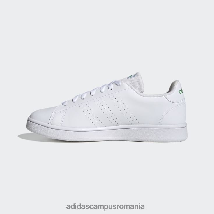 adidas campus romania pantofi lifestyle alb avantaj de bază unisex alb/verde J266N212281