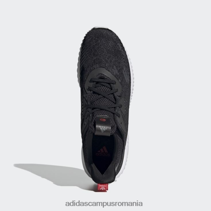 adidas campus romania pantofi negri alphabounce 1 unisex negru/gri/stacojiu J266N2449