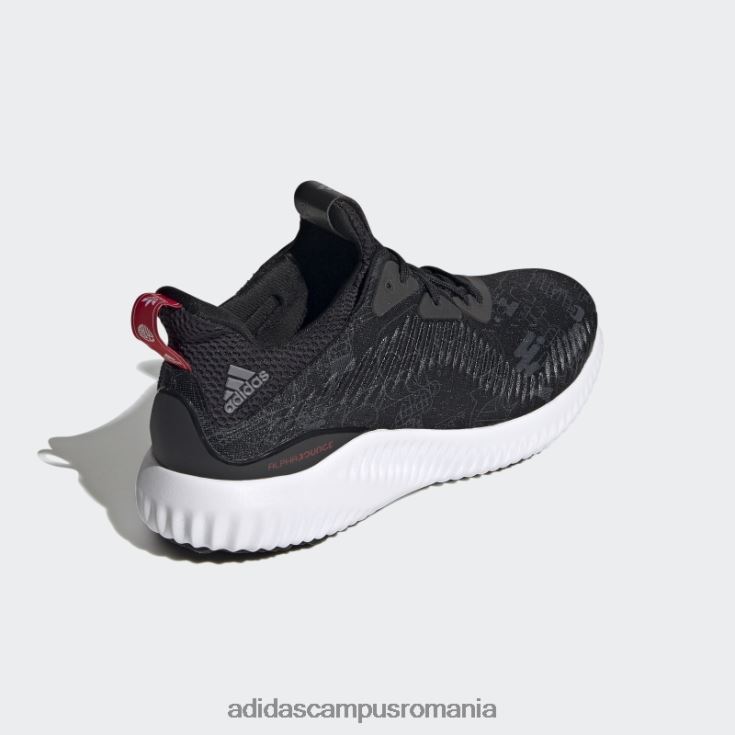 adidas campus romania pantofi negri alphabounce 1 unisex negru/gri/stacojiu J266N2449