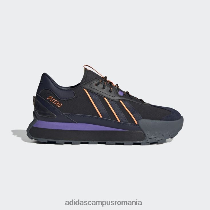 adidas campus romania pantofi negri futro mixr unisex papură neagră/cerneală/violet J266N212359
