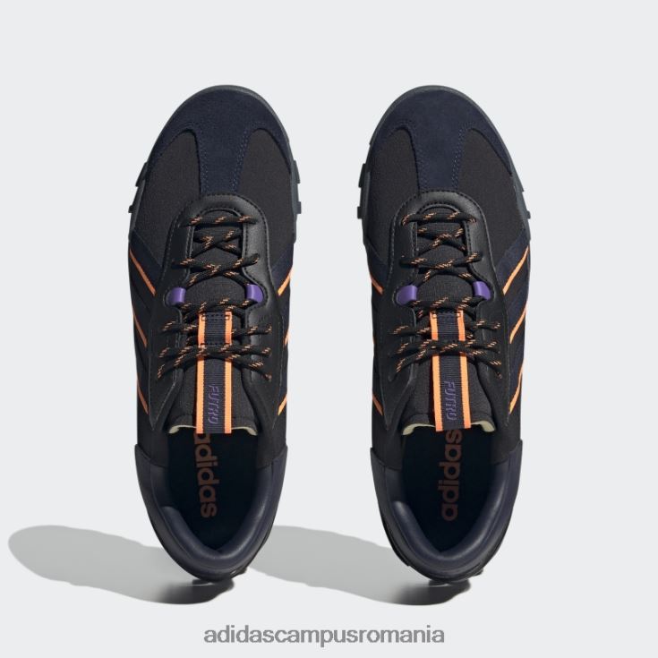 adidas campus romania pantofi negri futro mixr unisex papură neagră/cerneală/violet J266N212359
