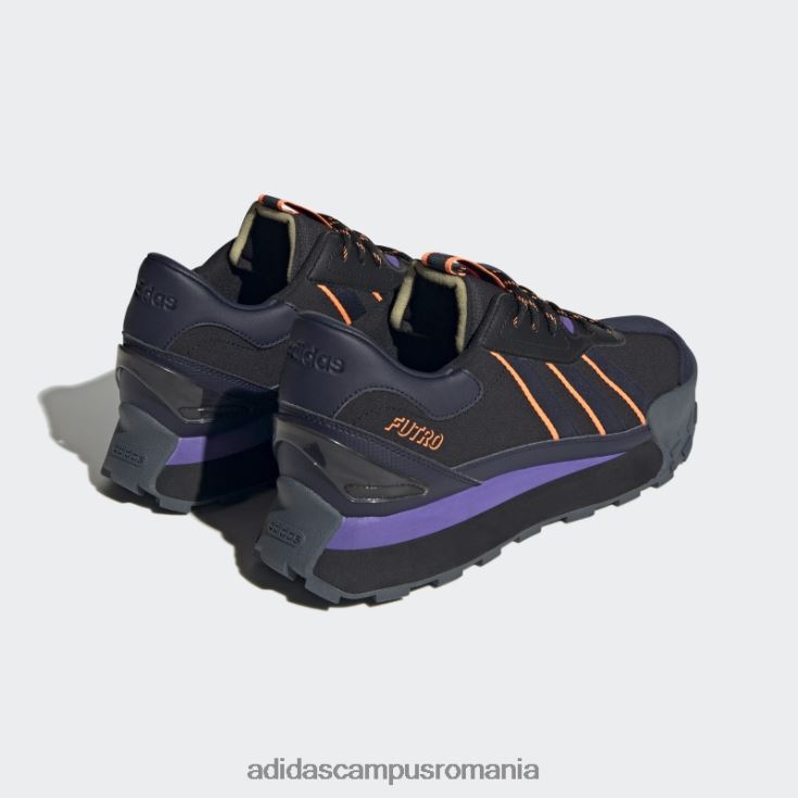 adidas campus romania pantofi negri futro mixr unisex papură neagră/cerneală/violet J266N212359