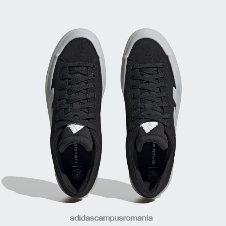 adidas campus romania pantofi negri znsored unisex alb negru J266N212665