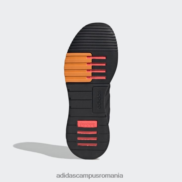 adidas campus romania pantofi racer tr21 orange rush unisex papură neagră/portocalie J266N24386
