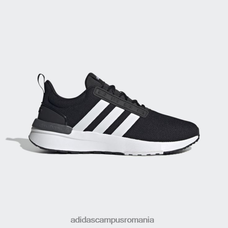 adidas campus romania pantofi racer tr21 wide negri unisex alb negru J266N24400