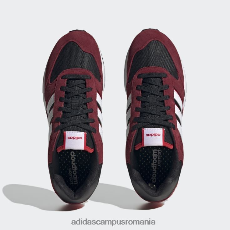 adidas campus romania pantofi stacojii din anii 80 unisex negru/alb/stacojiu J266N212493