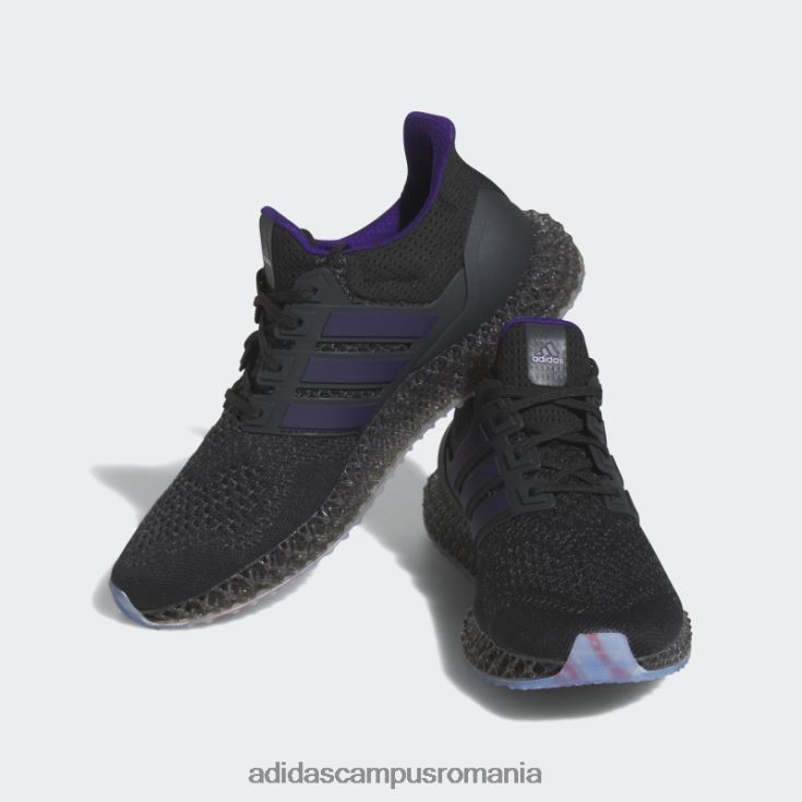 adidas campus romania pantofi ultra 4d negru fierbinte unisex negru/mov colegiu/portocaliu J266N24249