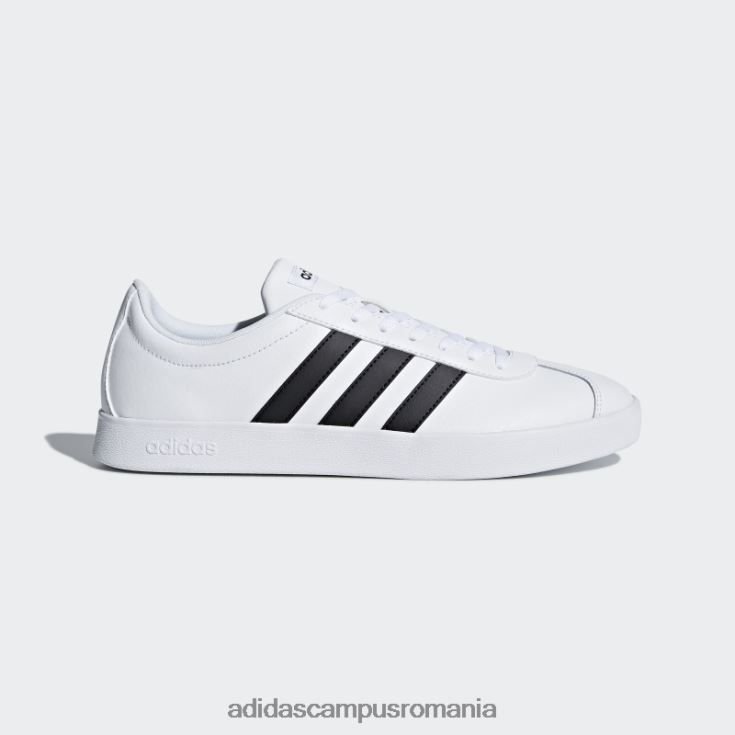adidas campus romania pantofi vl court 2.0 alb adidas unisex alb negru J266N212264
