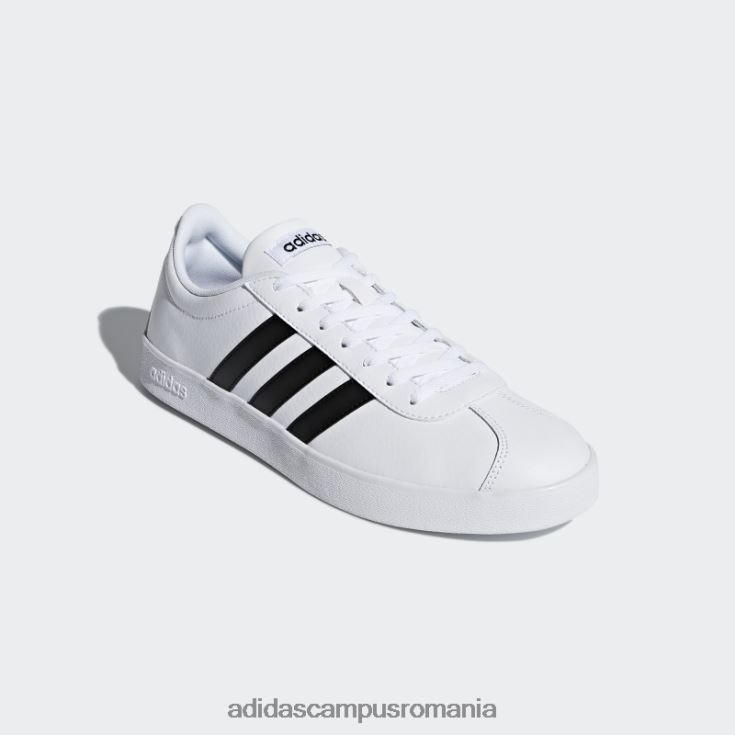 adidas campus romania pantofi vl court 2.0 alb adidas unisex alb negru J266N212264