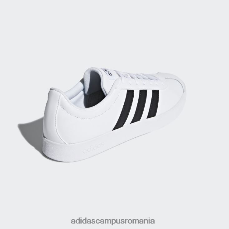 adidas campus romania pantofi vl court 2.0 alb adidas unisex alb negru J266N212264