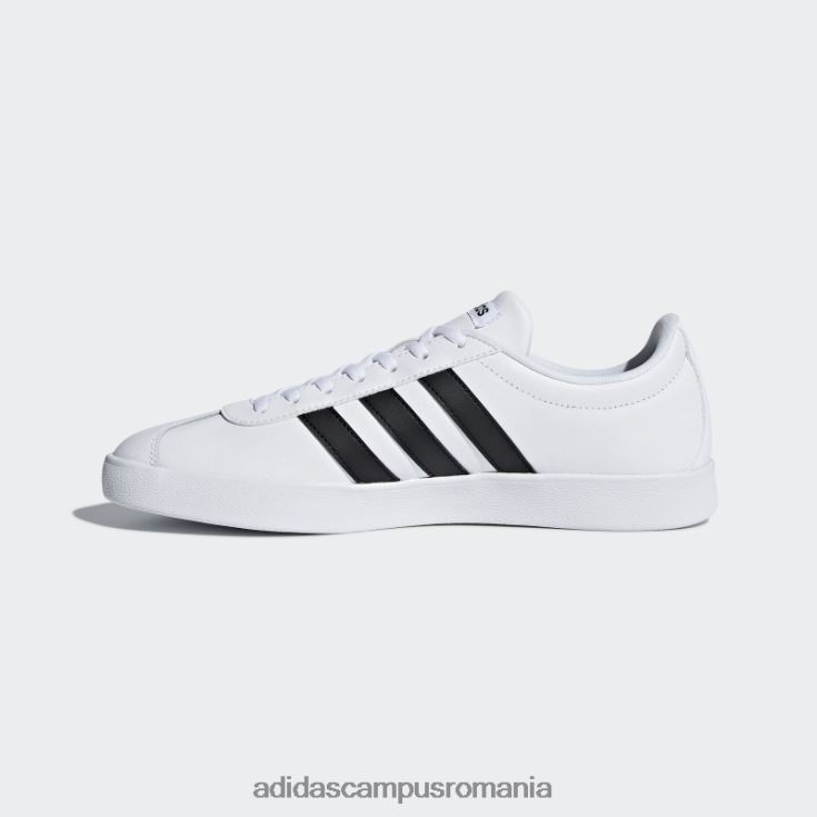 adidas campus romania pantofi vl court 2.0 alb adidas unisex alb negru J266N212264
