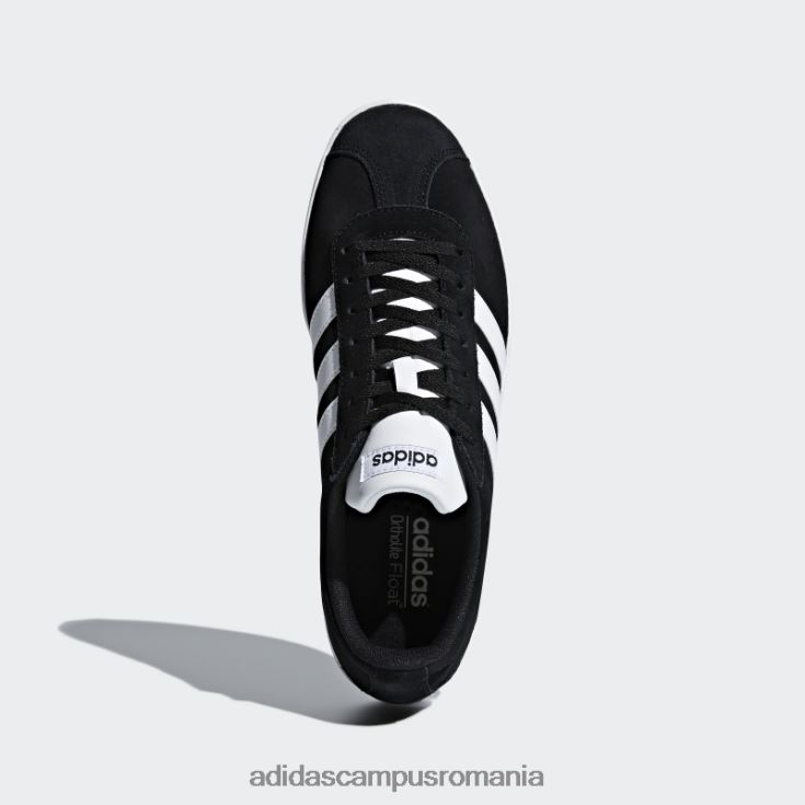 adidas campus romania pantofi vl court 2.0 negri unisex alb negru J266N212229