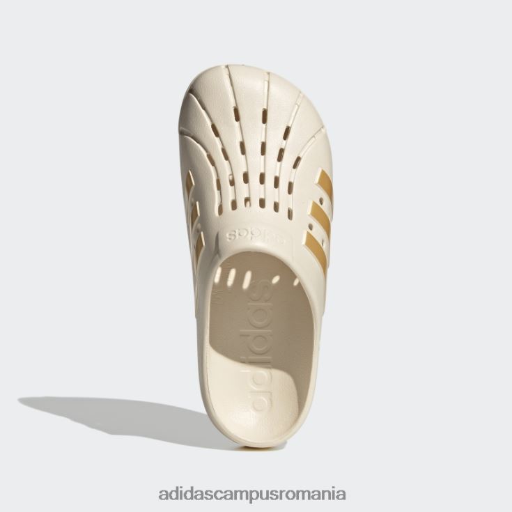 adidas campus romania saboti adilette albi adidas unisex alb/auriu metalic J266N23864