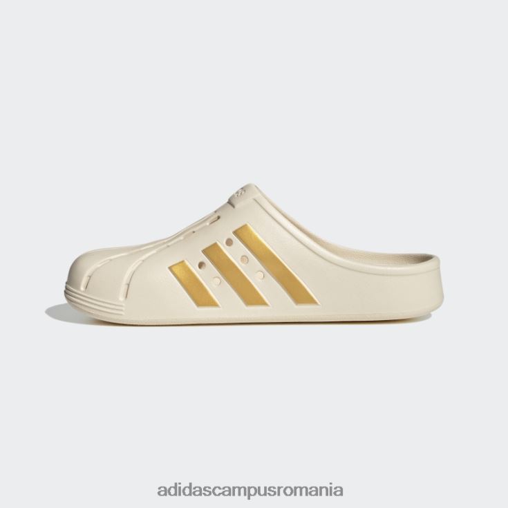adidas campus romania saboti adilette albi adidas unisex alb/auriu metalic J266N23864
