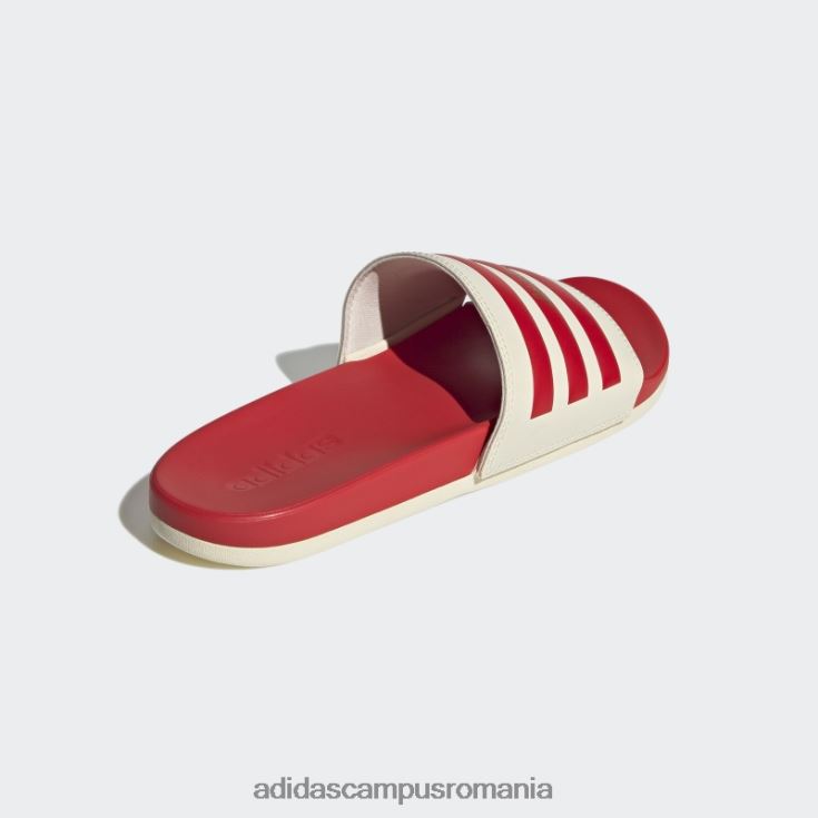 adidas campus romania sandale adilette comfort alb adidas unisex alb/rosu/auriu metalic J266N2366