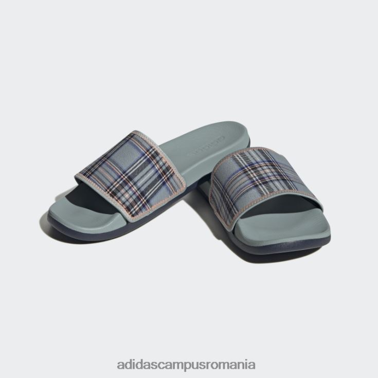adidas campus romania sandale adilette comfort gri unisex gri/marine/albastru J266N212410