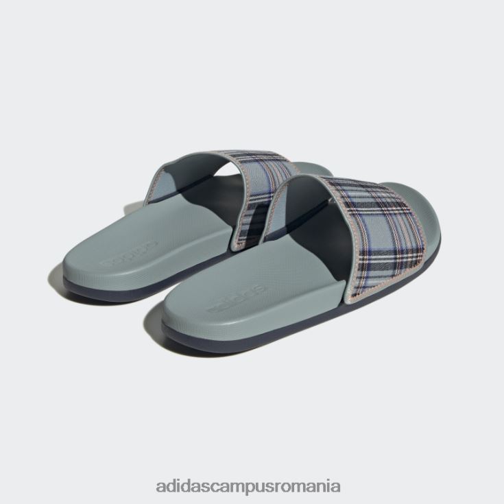 adidas campus romania sandale adilette comfort gri unisex gri/marine/albastru J266N212410