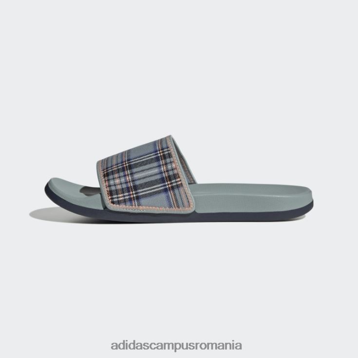 adidas campus romania sandale adilette comfort gri unisex gri/marine/albastru J266N212410