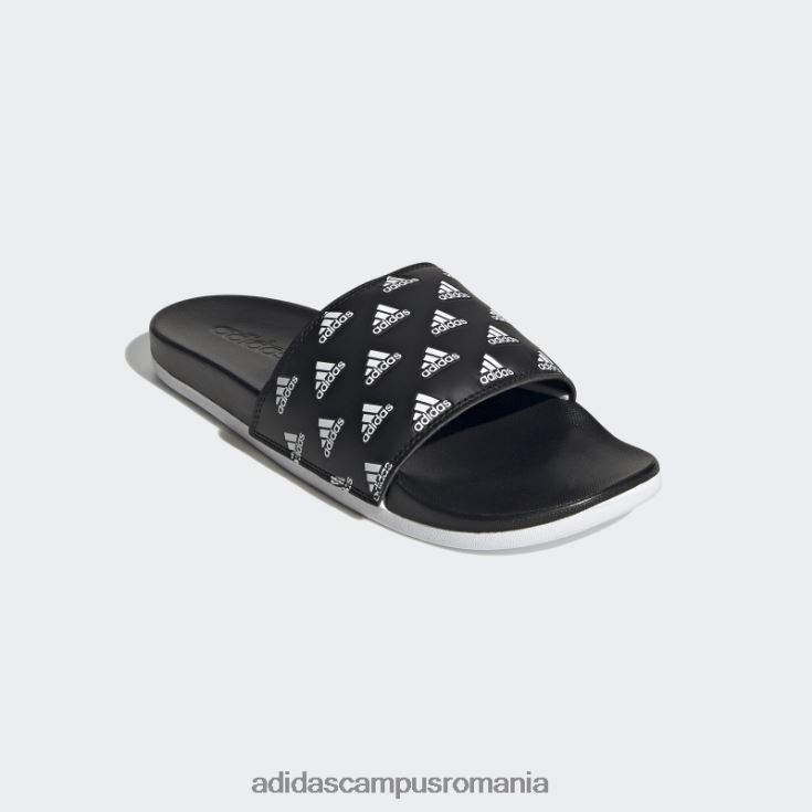 adidas campus romania sandale adilette comfort negru/alb unisex alb negru J266N24093