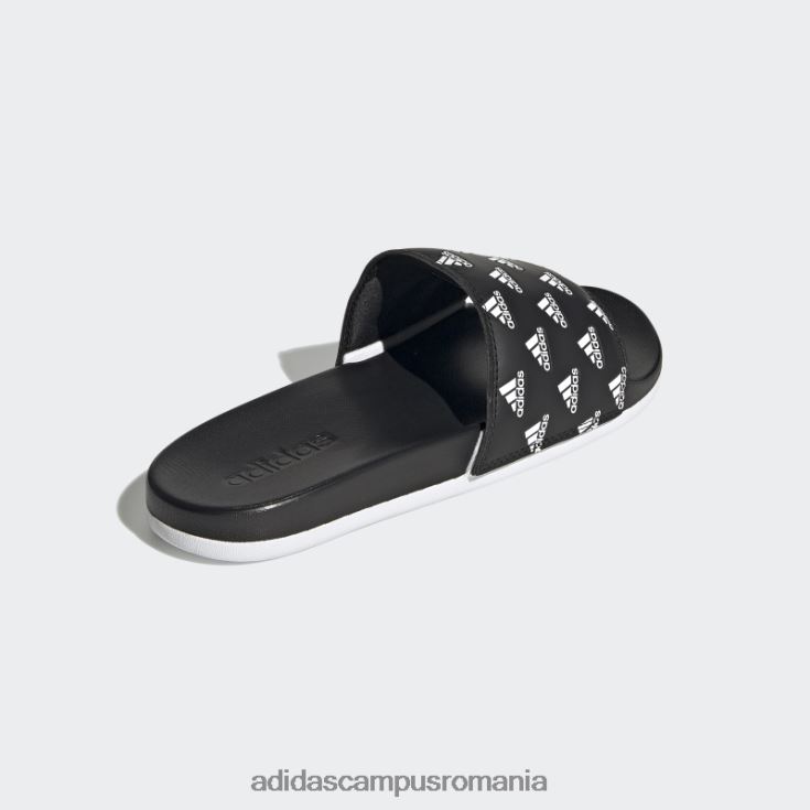 adidas campus romania sandale adilette comfort negru/alb unisex alb negru J266N24093