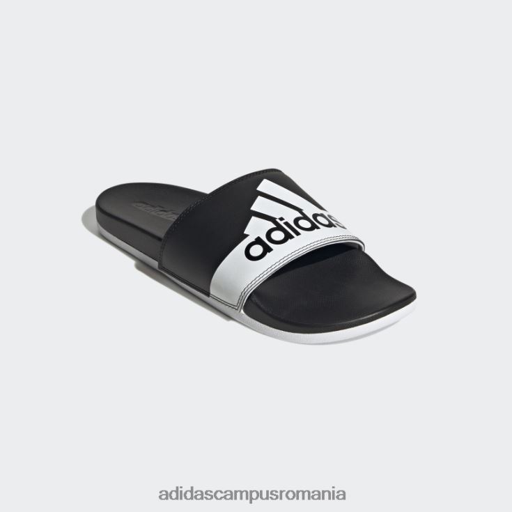adidas campus romania sandale adilette confort albe unisex alb negru J266N212567