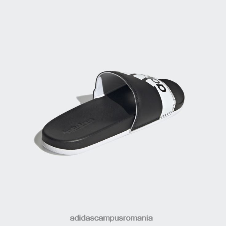 adidas campus romania sandale adilette confort albe unisex alb negru J266N212567