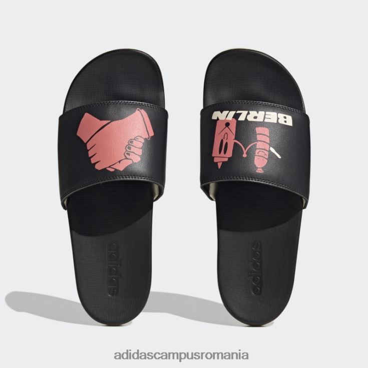 adidas campus romania sandale adilette confort ecru tint unisex nuanță neagră/ecru J266N212551