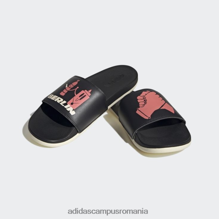 adidas campus romania sandale adilette confort ecru tint unisex nuanță neagră/ecru J266N212551