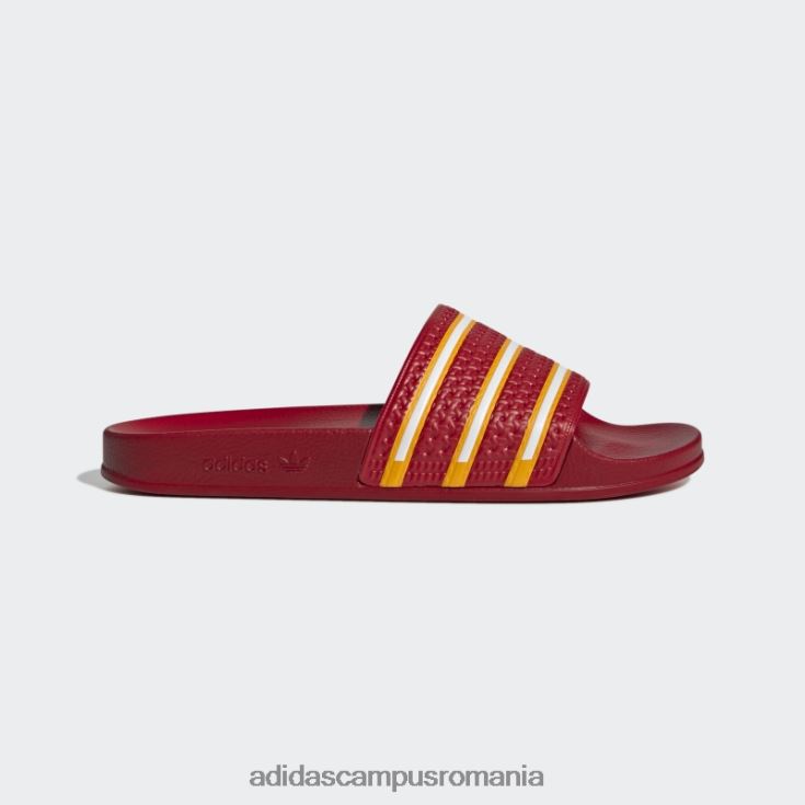 adidas campus romania tobogane adilette de aur colegiu unisex roșu/alb/colegiu auriu J266N212925