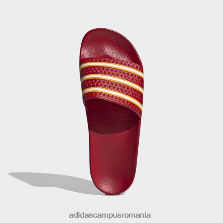 adidas campus romania tobogane adilette de aur colegiu unisex roșu/alb/colegiu auriu J266N212925